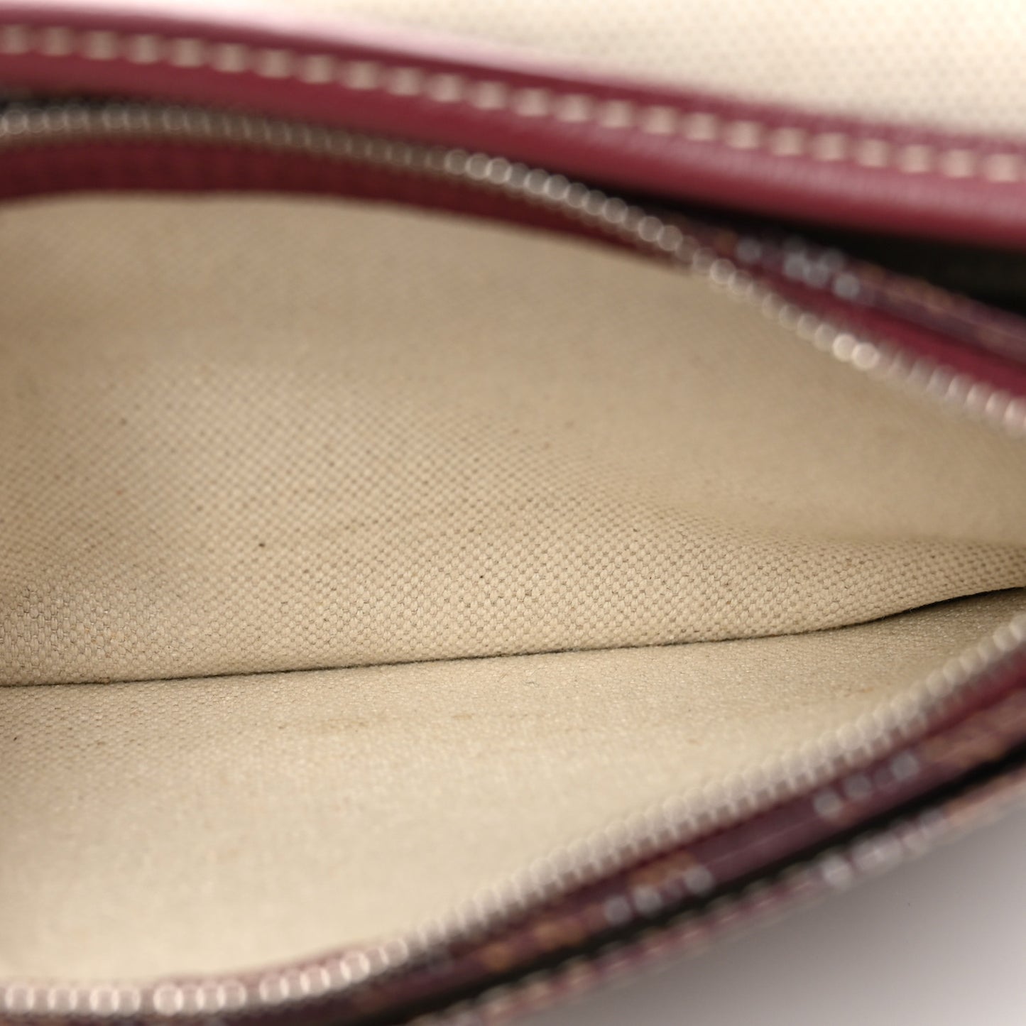 Goyardine Plumet Wallet Clutch Burgundy