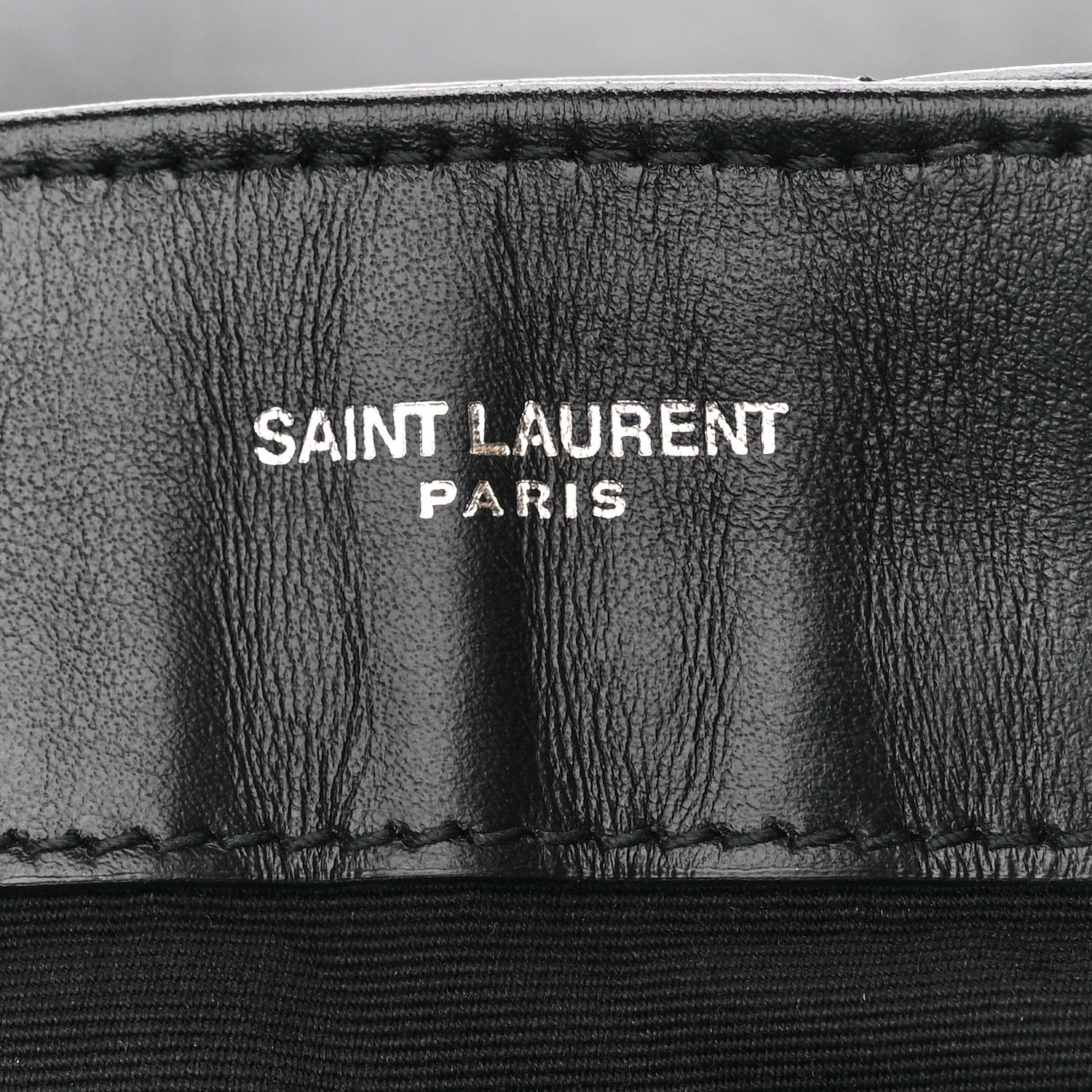 Saint Laurent Calfskin Y Quilted Monogram Small Loulou Chain Satchel Black 8 of 13