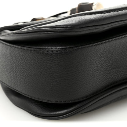 Gucci Calfskin Medium New Bamboo Top Handle Bag Black 9 of 11