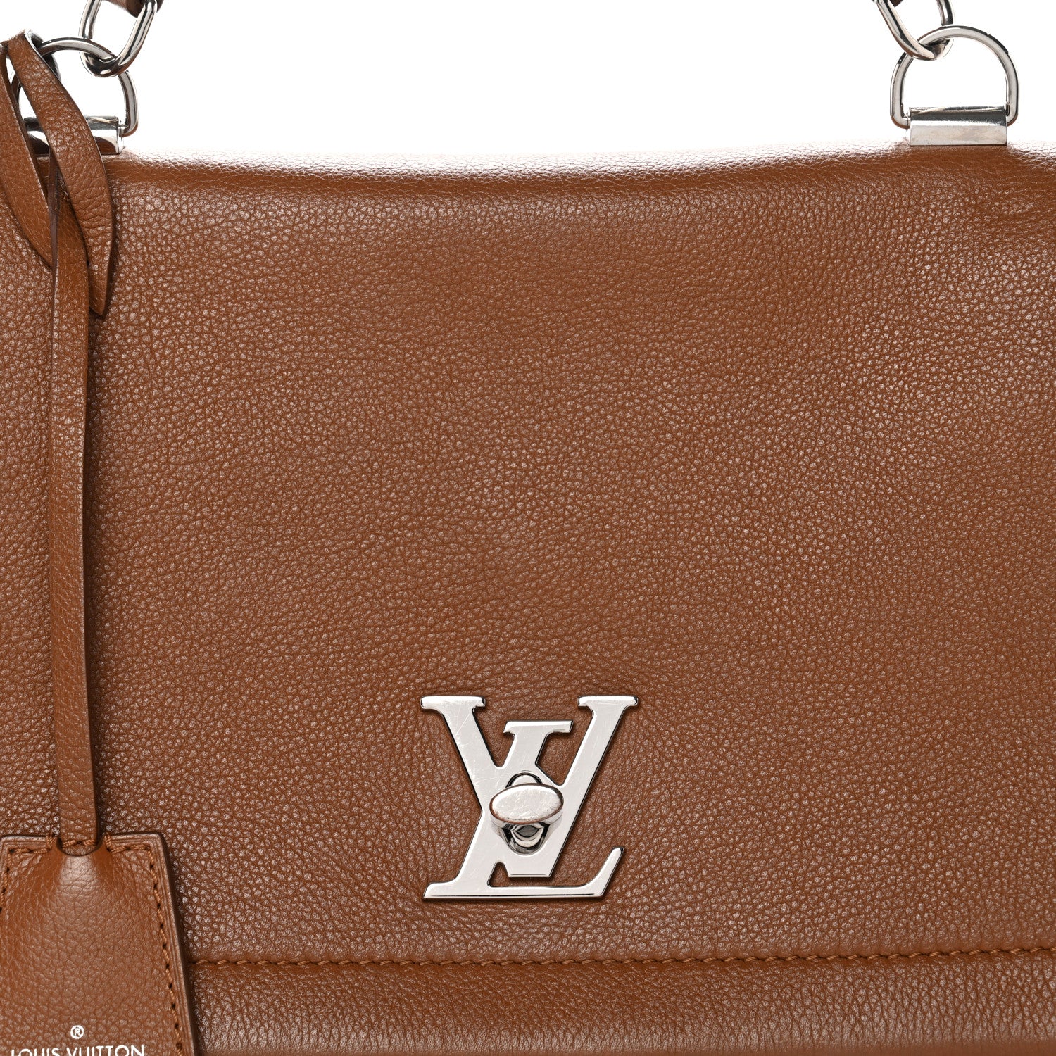 Louis Vuitton Soft Calfskin Lockme II Top Handle Cognac 7 of 10