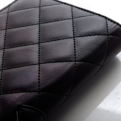 Chanel Calfskin Quilted Cambon Yen Wallet Black 8 of 8