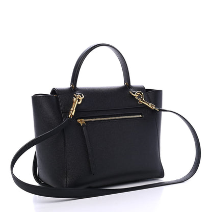Celine Grained Calfskin Micro Belt Bag Black 2 of 4
