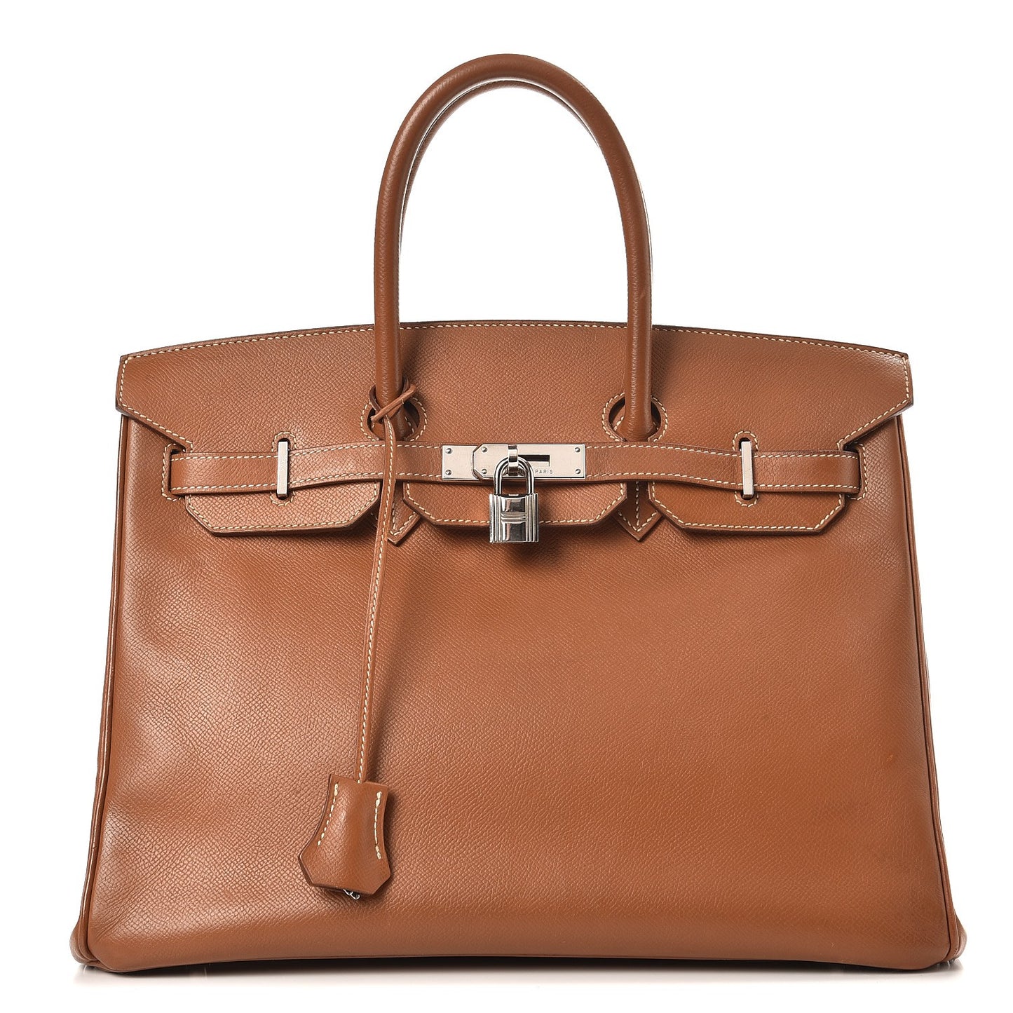 Epsom Birkin 35 Gold