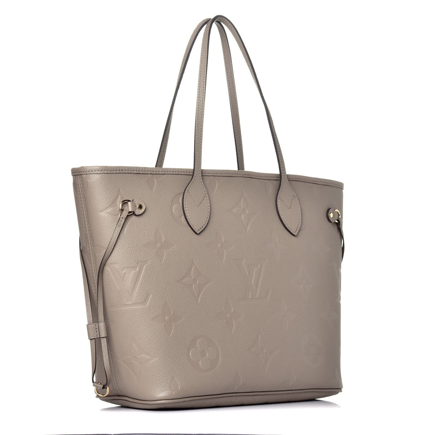 Louis Vuitton Empreinte Monogram Giant Neverfull MM Tourterelle 3 of 9