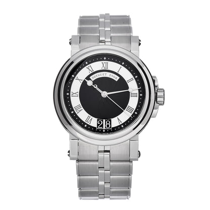 Breguet Stainless Steel 39mm Marine Big Date Automatic Watch Black 5817ST/92/SM0 1 of 5