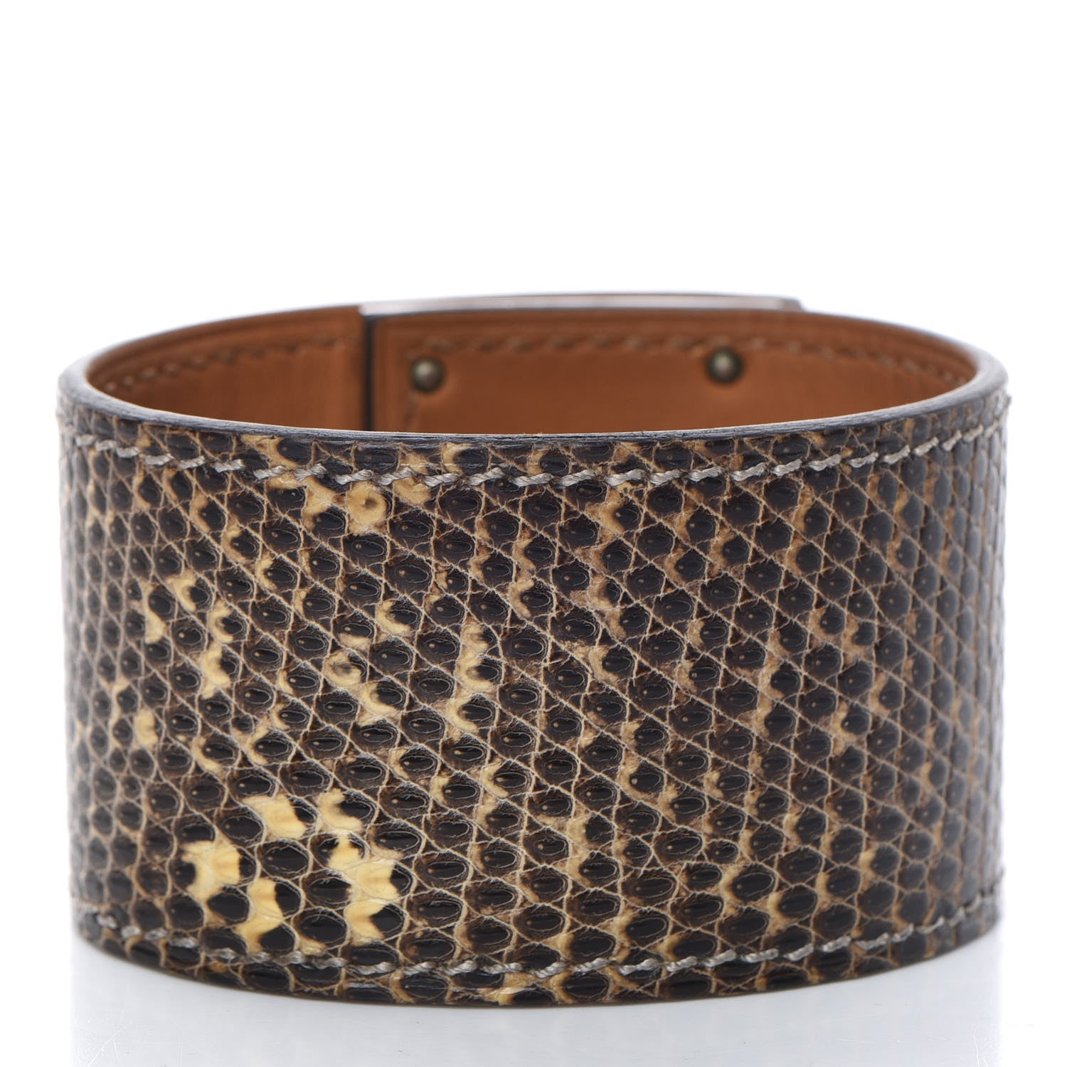 Hermes Lizard Kelly Dog Cuff Ombre 3 of 6