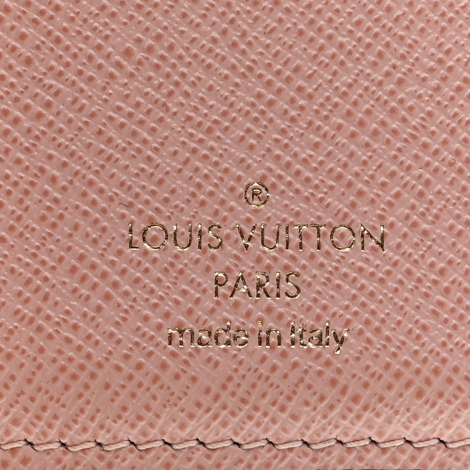 Louis Vuitton Damier Ebene Victorine Wallet Rose Ballerine 6 of 12