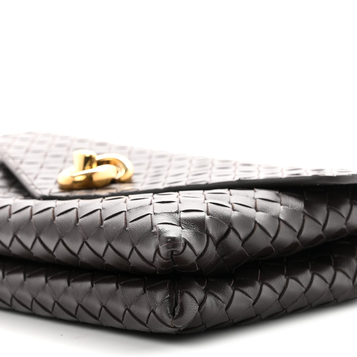 Bottega Veneta Nappa Intrecciato Knot Lock Top Handle Crossbody Bag Fondant 10 of 10