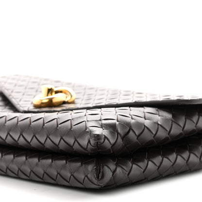 Bottega Veneta Nappa Intrecciato Knot Lock Top Handle Crossbody Bag Fondant 10 of 10