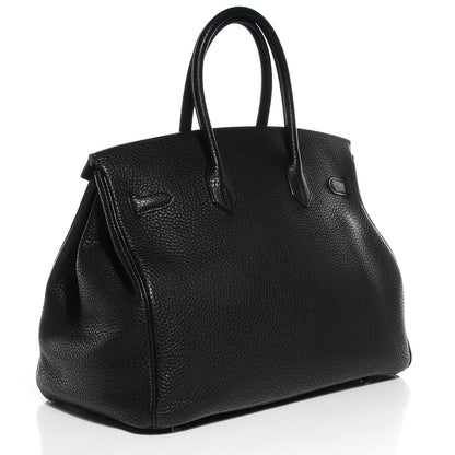 Hermes Fjord Birkin 35 Black 5 of 28