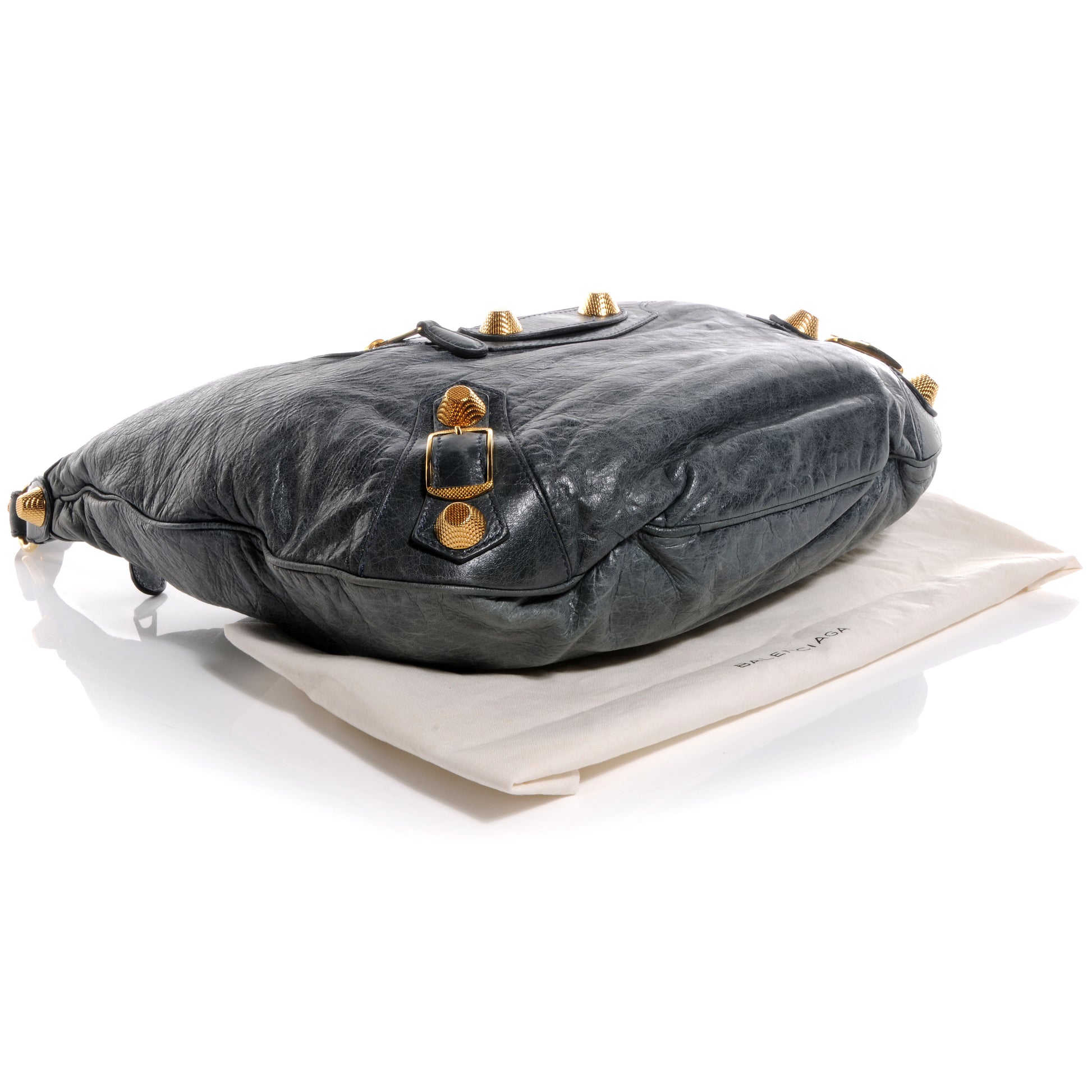 Balenciaga Chevre Giant 21 Gold Hardware Hobo Anthracite 4 of 8