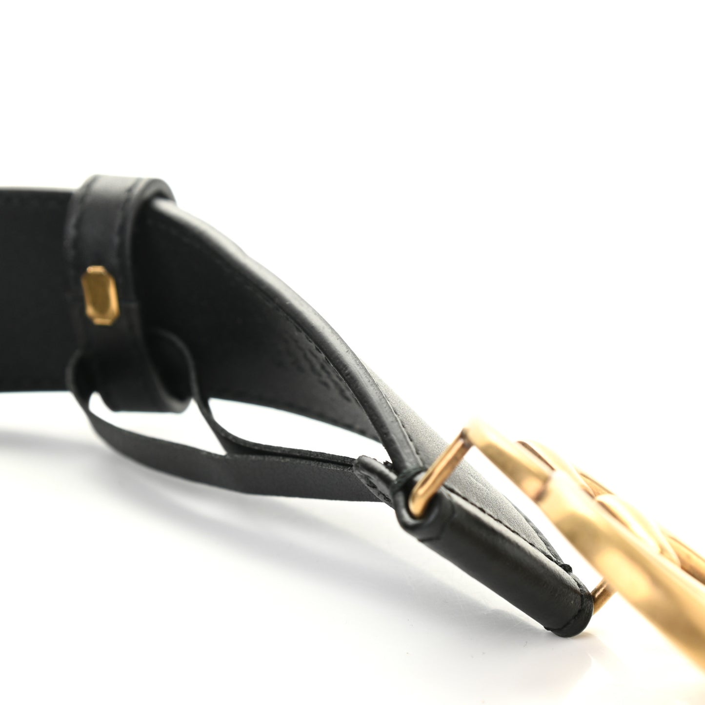 Moon Calfskin Double G 30mm Belt 70 28 Black