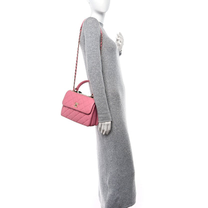 Chanel Lambskin Quilted Small Trendy CC Flap Dual Handle Bag Pink 2 of 12