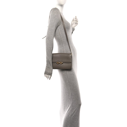 Saint Laurent Smooth Calfskin Le Maillon Satchel Greyish Brown 3 of 11