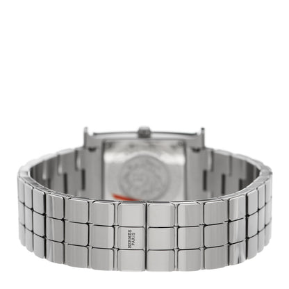 Hermes Stainless Steel 21mm Heure H Hour Quartz Watch 3 of 5