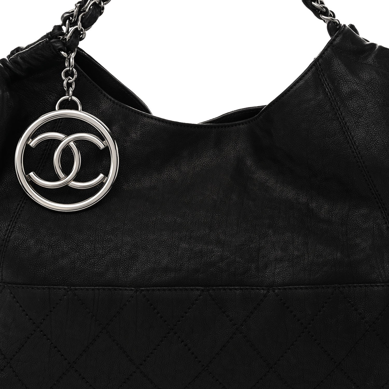 Chanel Calfskin Baby Coco Cabas Black 9 of 11