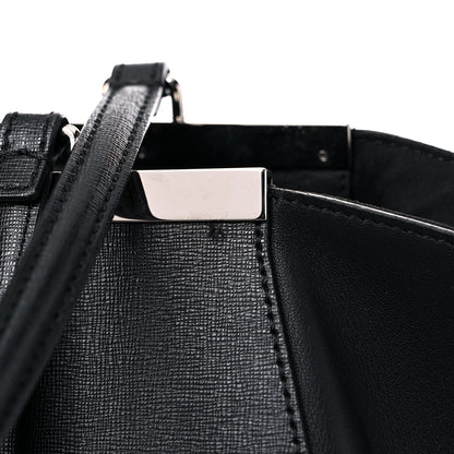 Fendi Vitello Elite Bi Color 3Jours Tote Argento Black 22 of 28