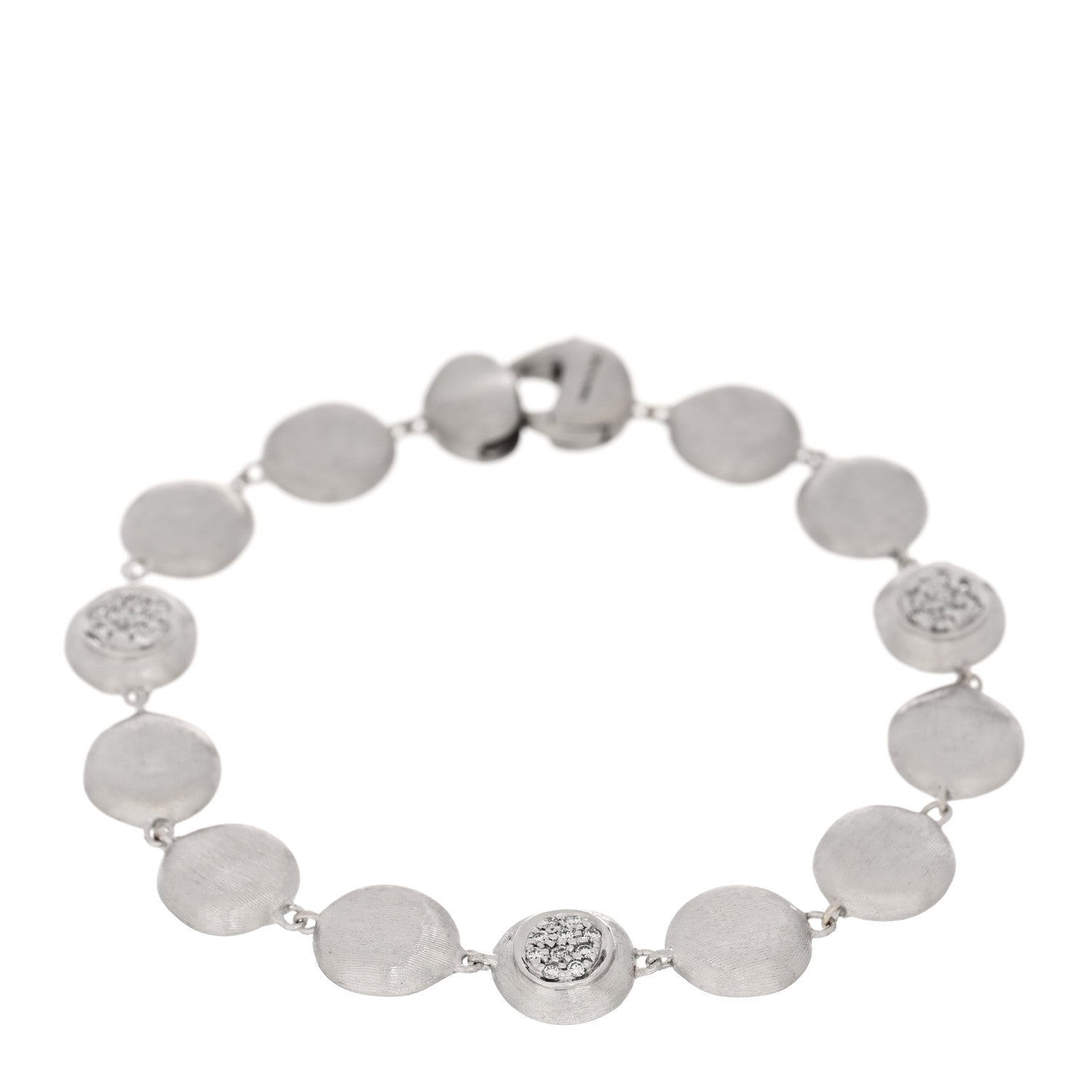 Marco Bicego 18K White Gold Diamond Jaiuper Bracelet 1 of 3