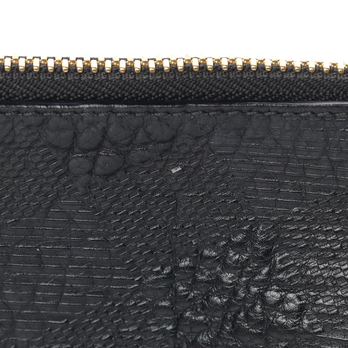 Signature Grain Calfskin Crossbody Bag Black