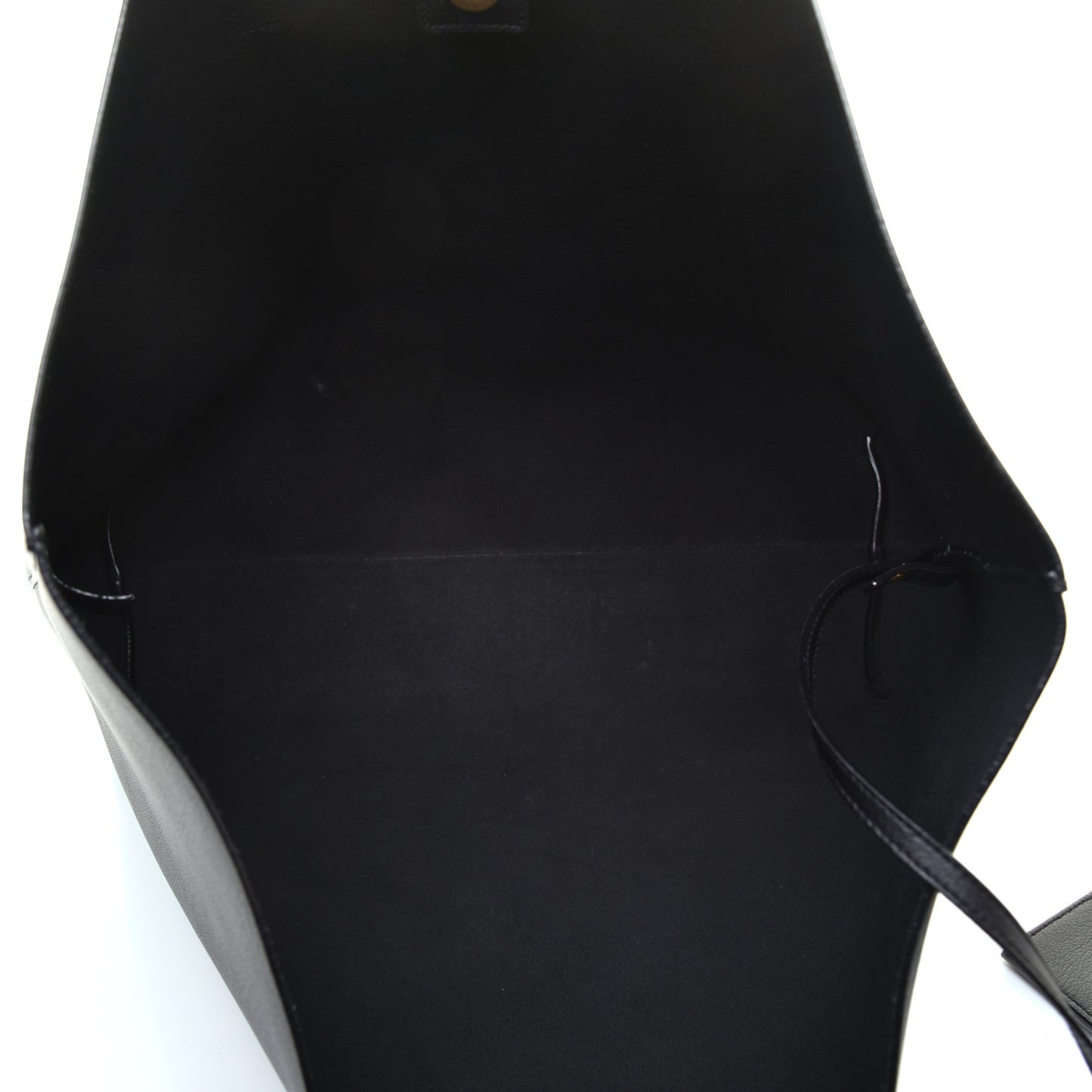 Calfskin Large Shopping Tote Black