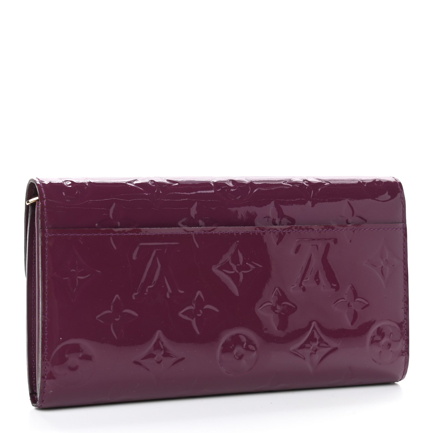 Louis Vuitton Vernis Sarah Wallet NM Amethyste 2 of 4