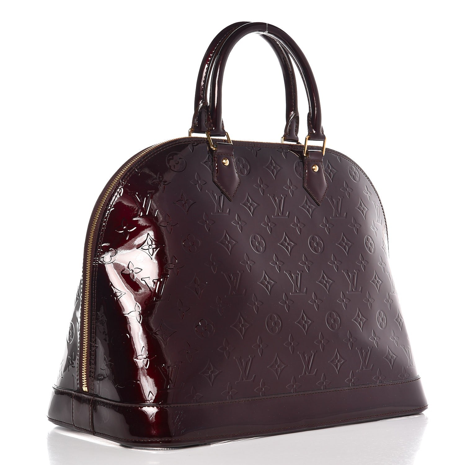 Louis Vuitton Vernis Alma MM Amarante 3 of 8