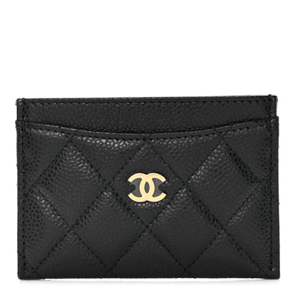 Chanel Caviar Quilted Card Holder Black 1 of 9