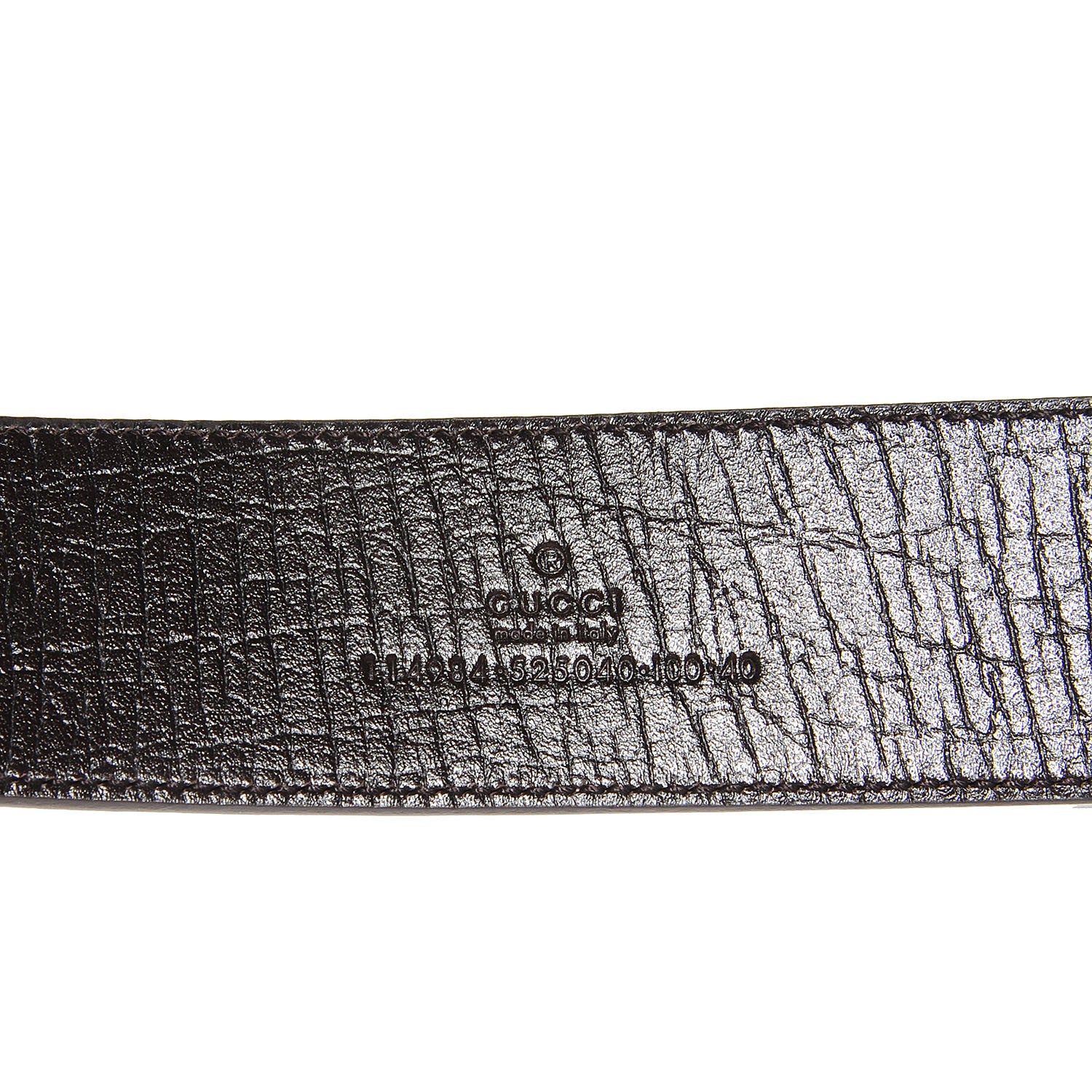 Gucci GG Plus Monogram Interlocking G Belt 100 40 Brown 3 of 4