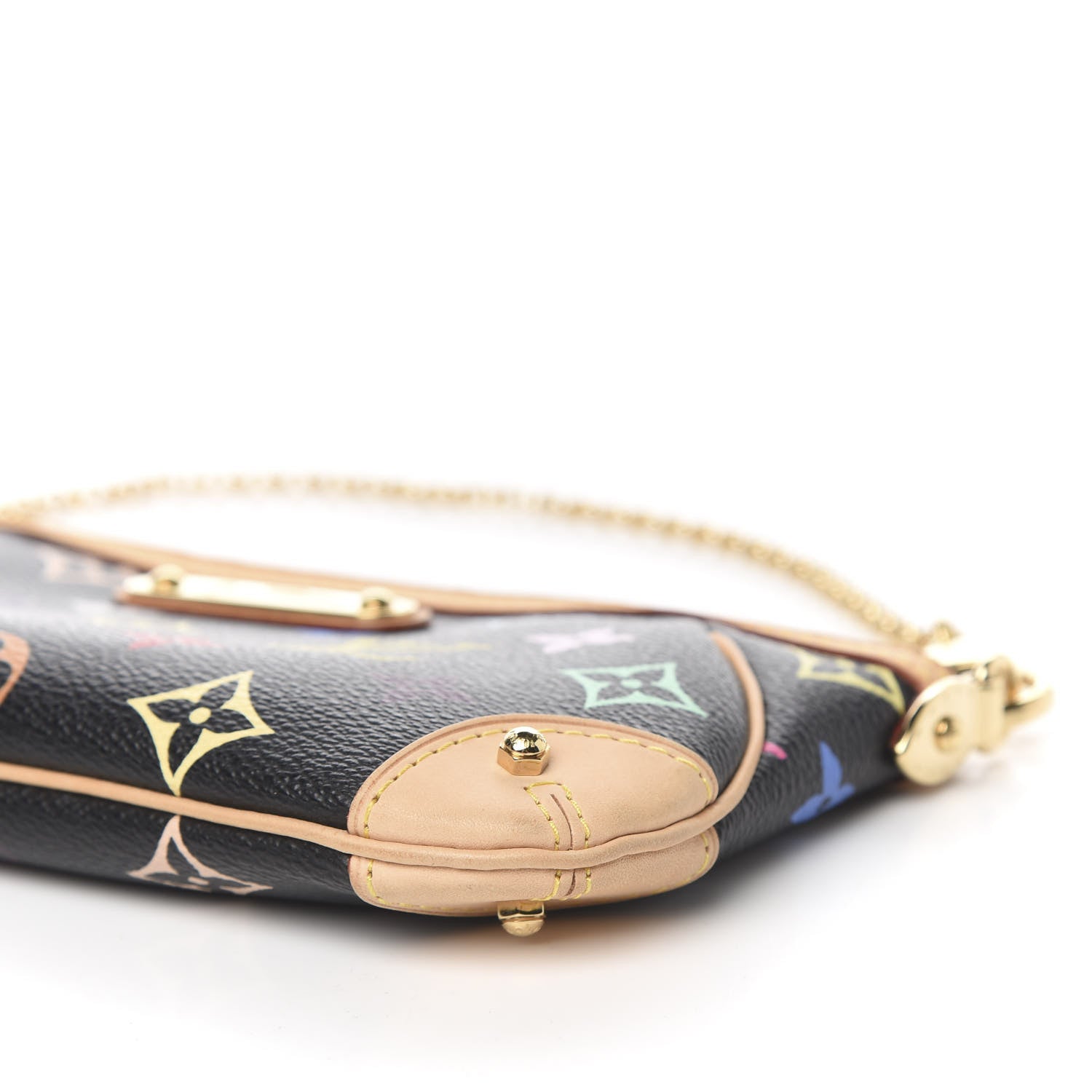 Louis Vuitton Monogram Multicolor Pochette Milla MM Black 8 of 10