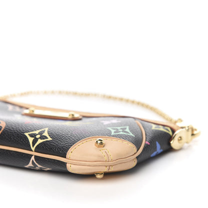 Louis Vuitton Monogram Multicolor Pochette Milla MM Black 8 of 10