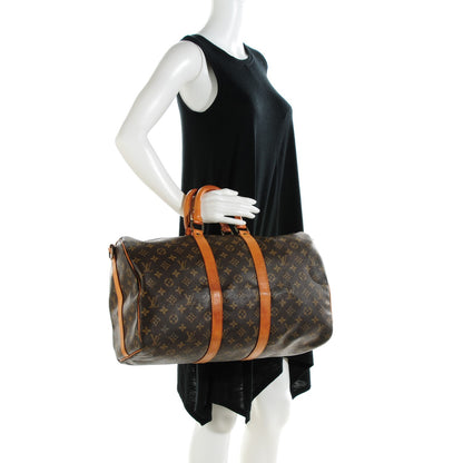 Louis Vuitton Monogram Keepall Bandouliere 45 5 of 12