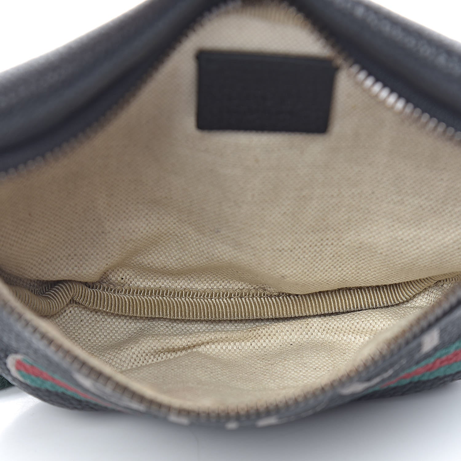 Gucci Grained Calfskin Small Logo Belt Bag Black 5 of 11