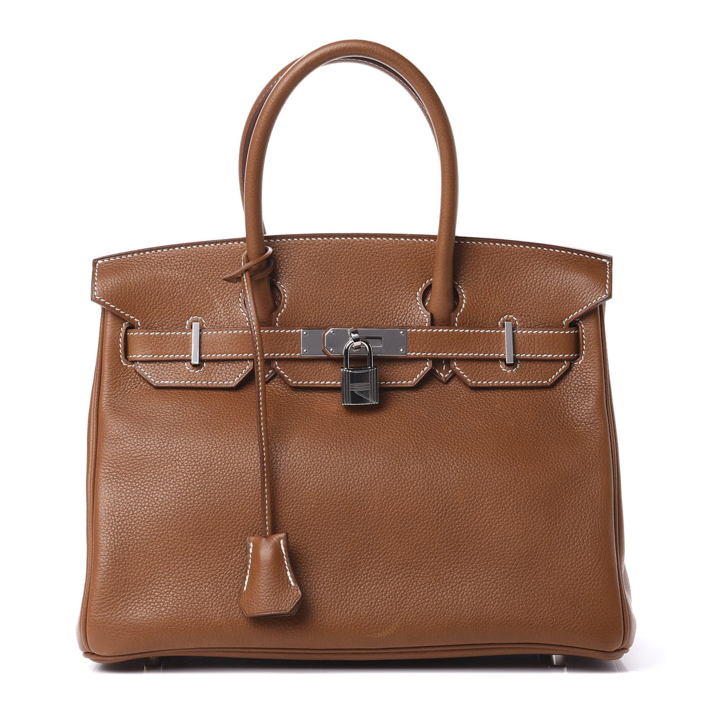 Natural Barenia Faubourg Birkin 30 Fauve