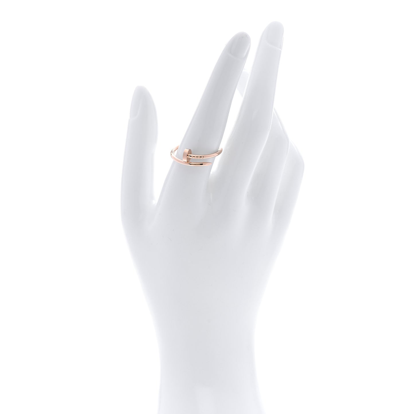 18K Pink Gold Small Juste Un Clou Ring 59 8.75