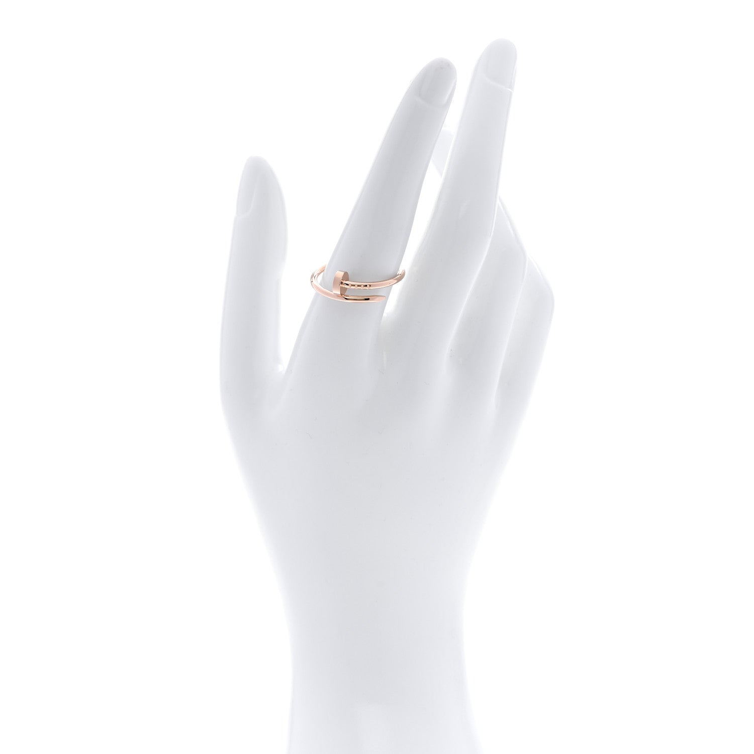 Cartier 18K Pink Gold Small Juste Un Clou Ring 59 8.75 2 of 5