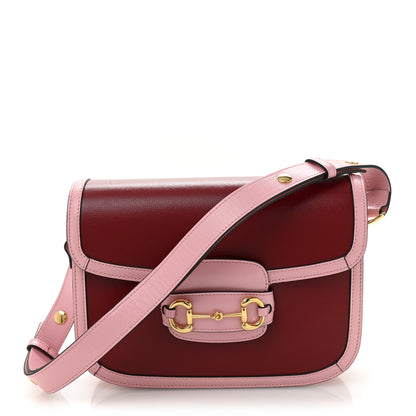 Gucci Azalea Calfskin Horsebit 1955 Shoulder Bag New Cherry Red Wild Rose 1 of 12