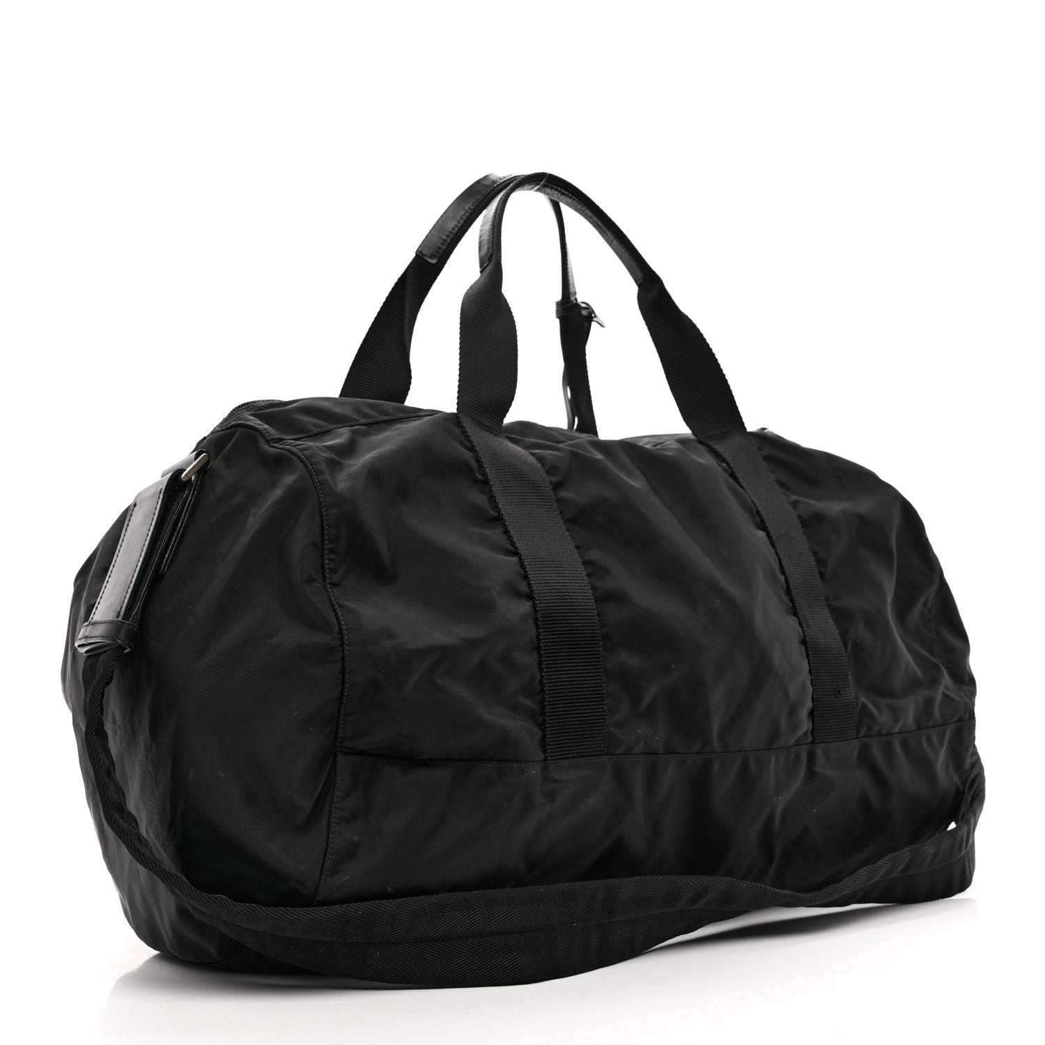 Prada Tessuto Nylon Duffle Black 2 of 11