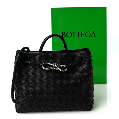 Bottega Veneta Nappa Intrecciato Small Andiamo Shoulder Bag Black 10 of 10