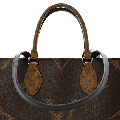 Louis Vuitton Reverse Monogram Giant Onthego MM 7 of 9