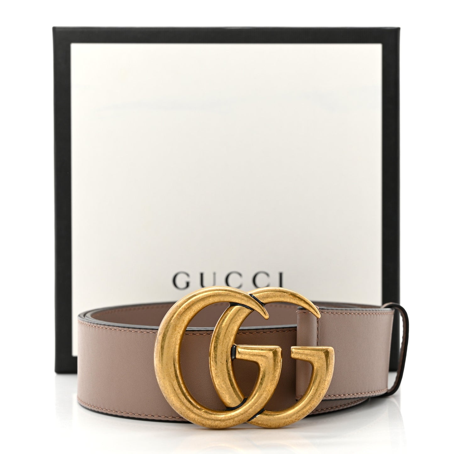 Calfskin Double G 40mm Belt 90 36 Porcelain Rose