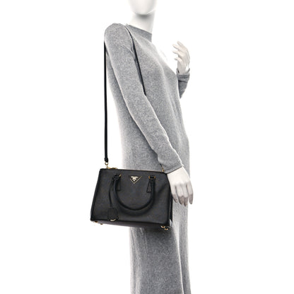 Prada Saffiano Small Galleria Double Zip Tote Black 3 of 9