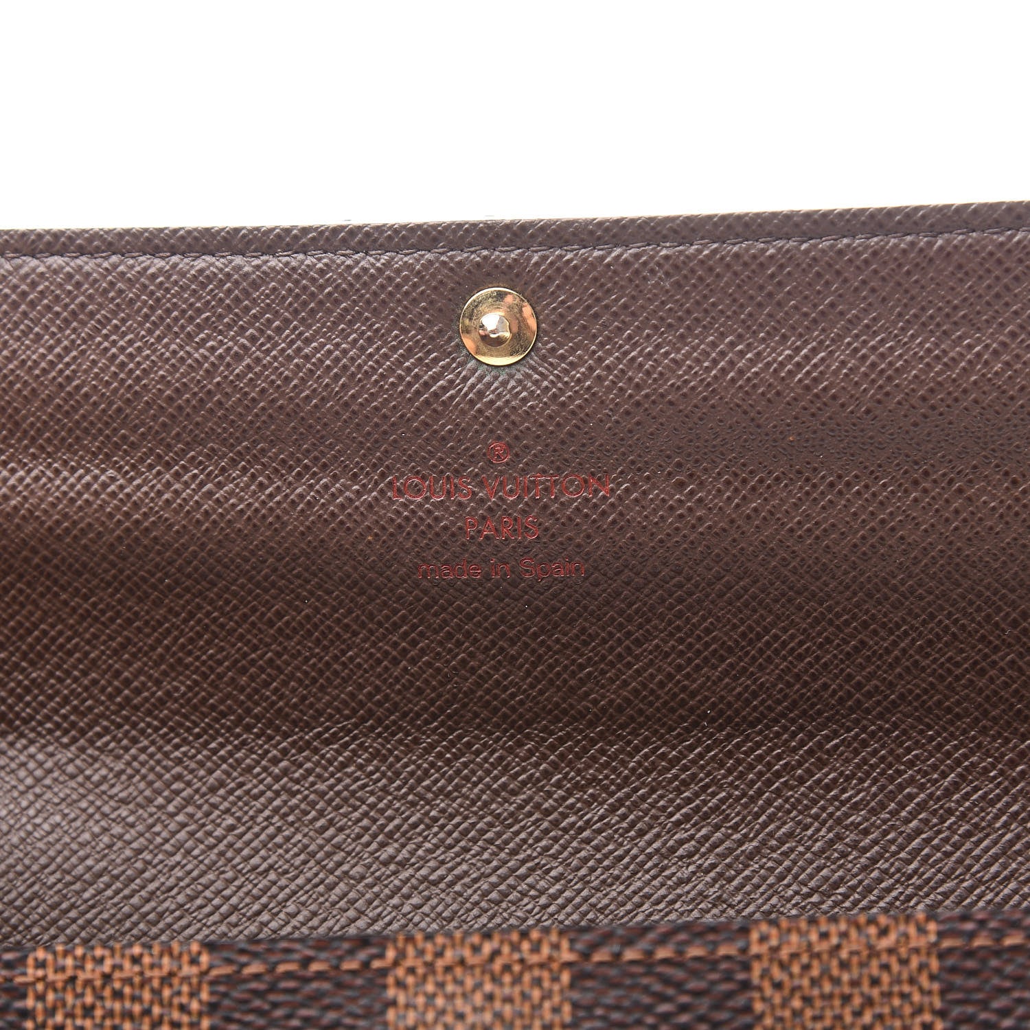 Louis Vuitton Damier Ebene Sarah Wallet 6 of 11