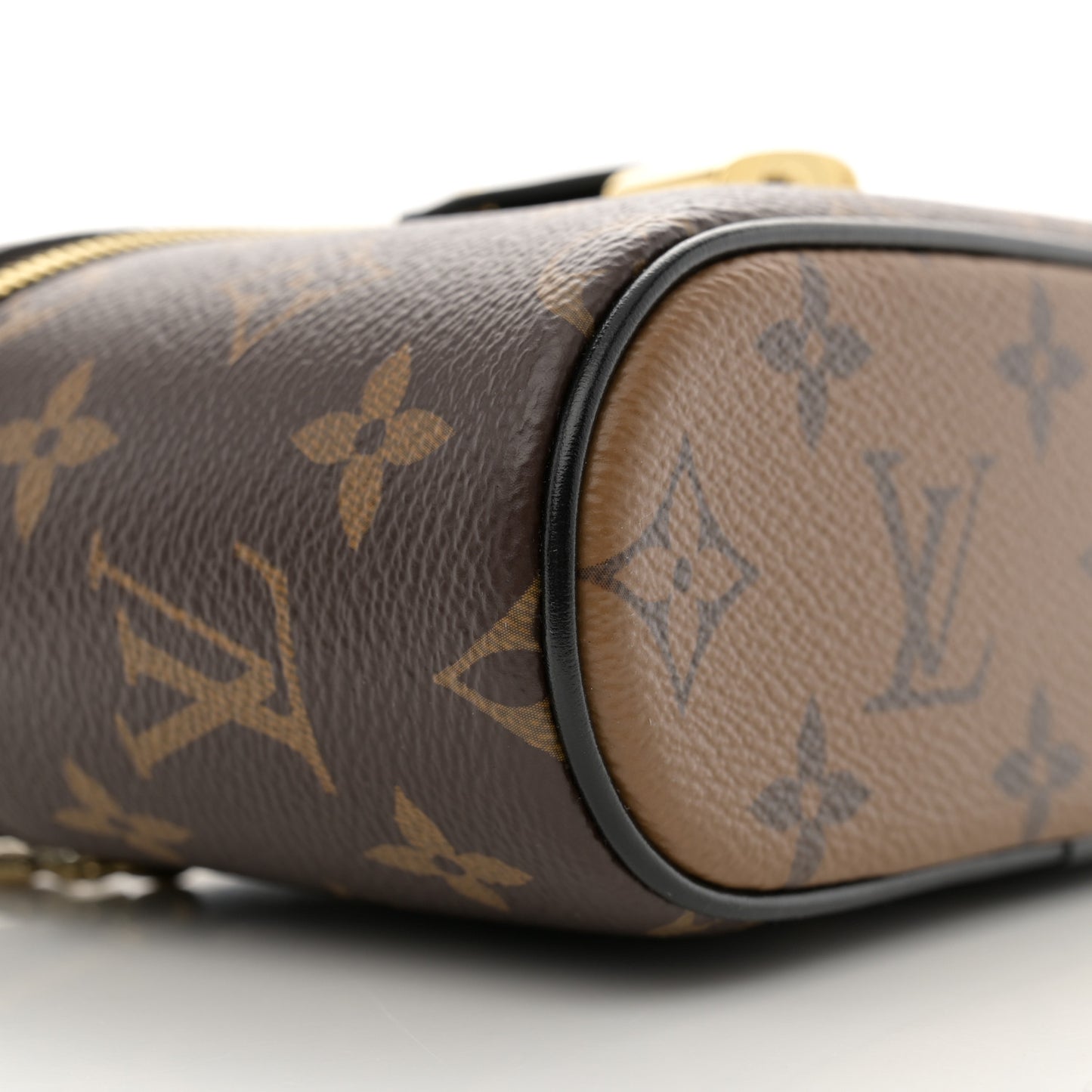 Reverse Monogram Vanity Chain Pouch