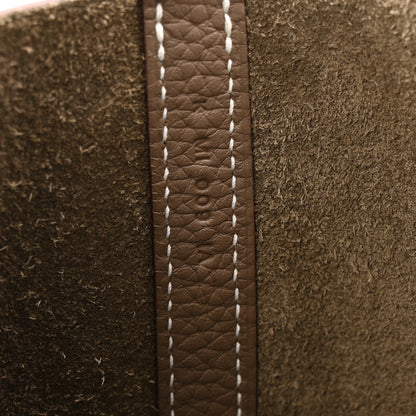 Hermes Taurillon Clemence Picotin Lock 18 PM Etoupe 6 of 10