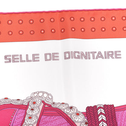 Hermes Silk Selle De Dignitaire Scarf 90 3 of 7