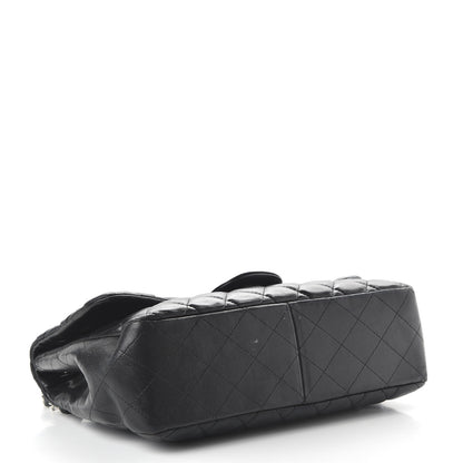 Chanel Lambskin Quilted Jumbo Single Flap Black 4 of 11