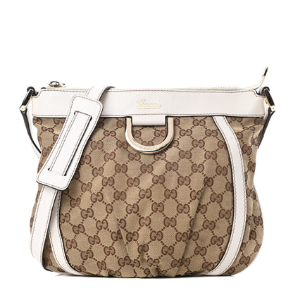 Gucci Monogram Small D Ring Messenger White 1 of 13