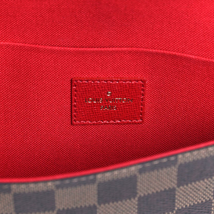 Louis Vuitton Damier Ebene Pochette Felicie Chain Wallet 6 of 11