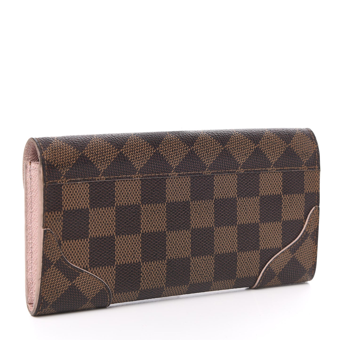 Damier Ebene Caissa Wallet Rose Ballerine