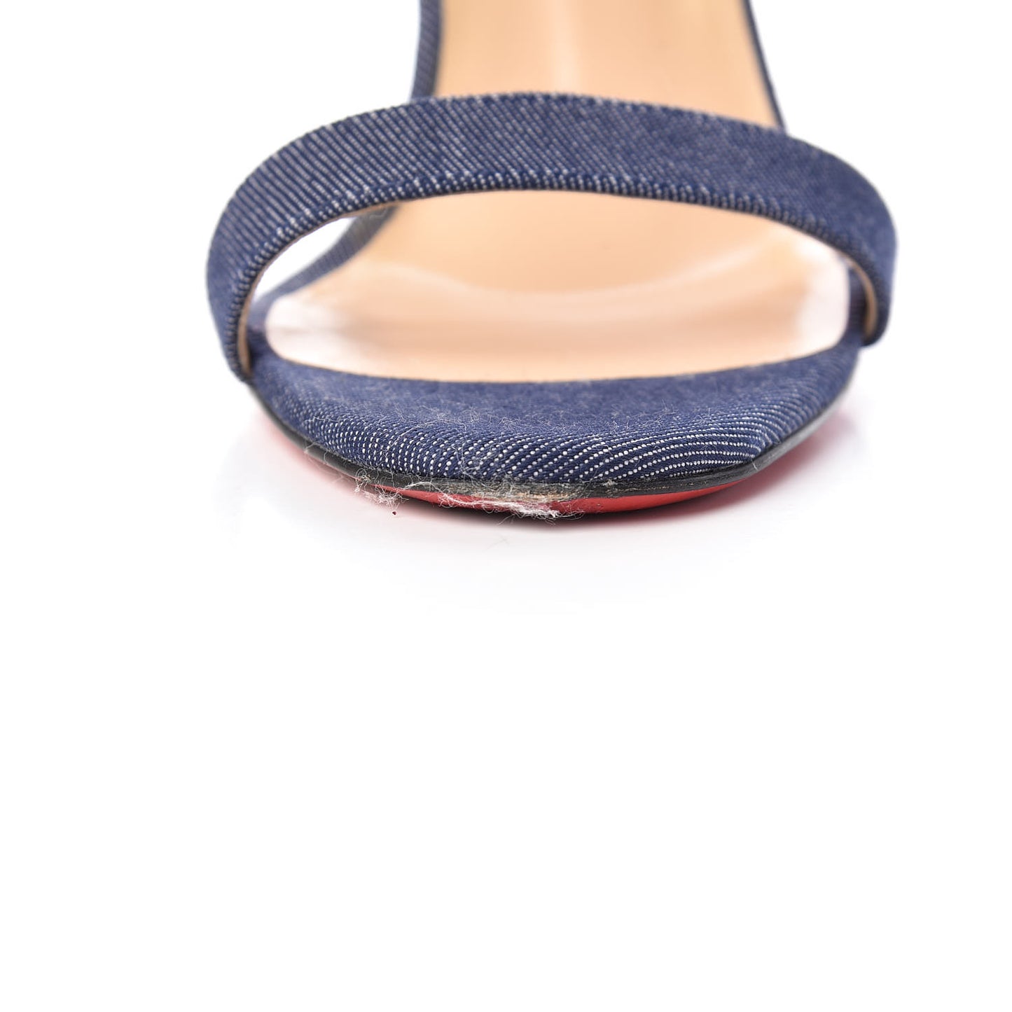 Denim PVC Jonatina 100 Sandals 37.5 Blue Transparent